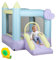 AIYAPLAY Castello Gonfiabile per Bambini con Scivolo e Soffiatore, Castello di Gioco Gonfiabile da Interno ed Esterno Giardino con Area di Salto e Kit di Riparazione, Età 3-8 Anni, 250x165x200 cm
