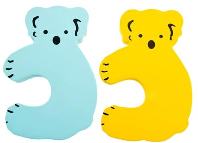 Garneck Türstopper Für Jungen Und Mädchen Zum Einklemmen 2 Stück Sicherheitsclip Für Babyzimmer Zufällige Farbe