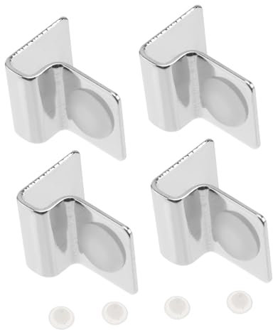 FRCOLOR 4stücke Aquarium Abdeckungen Halterungen Edelstahl Clips Für Glasabdeckungen Für Aquarien Fisch Und Reptilienbecken Rutschfeste Unterstützung Einfache Installation Langlebig