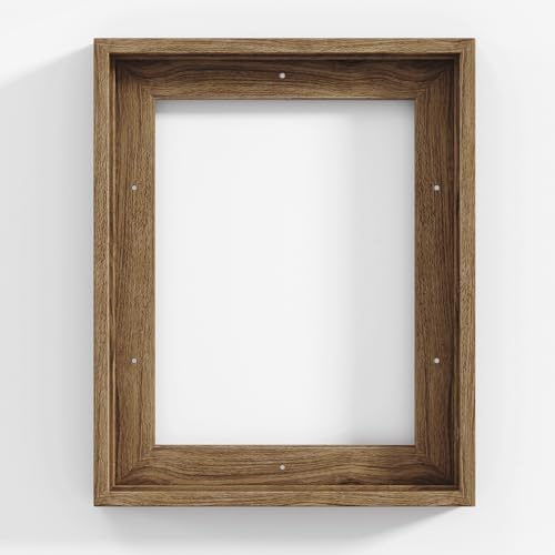 Venusmiles Canvas Frame 8x10 Frame for Canvas Painting Floating for 1 Deep, Floater for Canvas Artist Panel Oil Painting Wall Art Décor, Vertical or Horizontal Picture Wall Decor, Natural