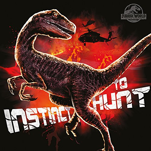 Unbekannt Jurassic World Fallen Kingdom Instinct to Hunt, 40 x 40 cm, Leinwanddruck, Mehrfarbig
