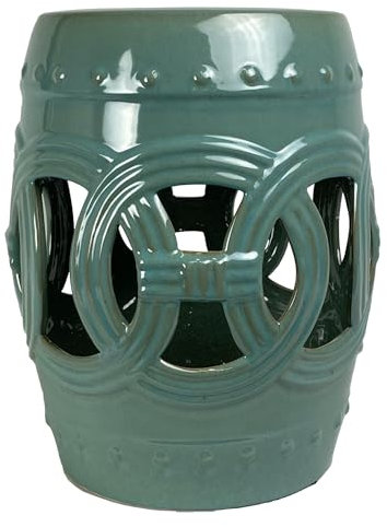 Fine Asianliving Taburete de cerámica, Taburete de jardín de cerámica, Taburete de jardín de Porcelana, Taburete de cerámica Oriental, Taburete de Porcelana China, Taburete de Porcelana asiática Mesa