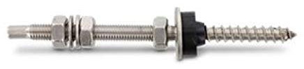 Stockschrauben Art. 908224 A2 M 12X250 SW 9 montiert (VPE 50 Stk)