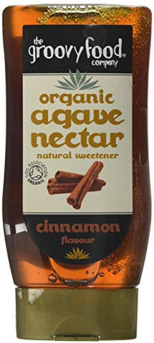 Groovy Food Company Organic Agave Nectar, Cinnamon, 250 ml, (Pack of 3)