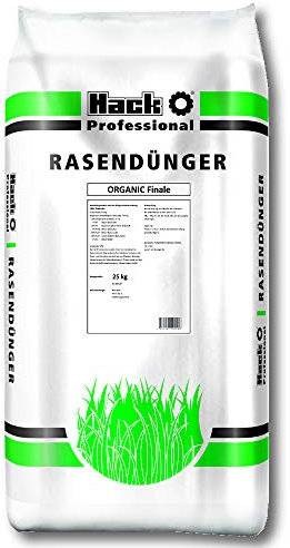 Hack Profi Rasendünger für Golfrasen Sportflächen Organic Finale 25 kg