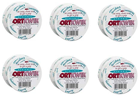 LEE 10132 Sortkwik Fingertip Moisteners, 1 3/4 oz, Pink, 2 per Pack, Sold as 6 Pack, 12 Count Total