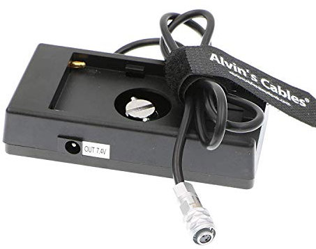 Alvin's Cables BMPCC4K Blackmagic Cinema Camera BMCC 4K BMPCC Power Supply Mount Plate Adapter for Sony NP F970 Battery