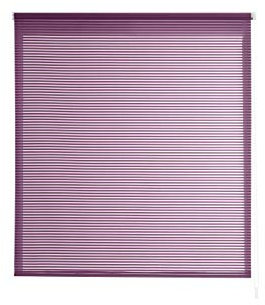 Estoralis | Robert | Modernes Design-Rollo | Lichtdurchlässig Stoff | Violett | 90 x 195 cm. (Breite/Höhe) Stoffgröße 87 x 190 cm. | Rollos für Fenster und Türen