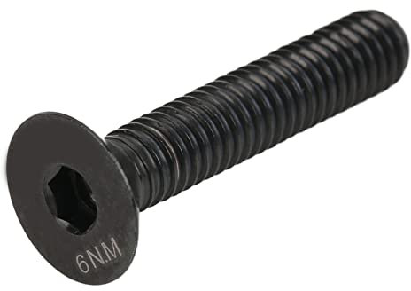 Fahrrad Schrauben M6,Fahrrad-Vorbauschraube,Fahrradvorbau, Fahrradvorbauschraube M6x30mm,Obere Abdeckung des Rennrad Steuersatzes mit Schrauben,Obere Abdeckung des Fahrradsteuersatzes Vorderradgabel