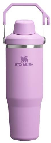STANLEY IceFlow 2.0 Fast Flow Tumbler with Handle 30 oz | Twist On Angled Spout Lid | Leakproof Water Bottle | Insulated Stainless Steel | BPA-Free | Lilac