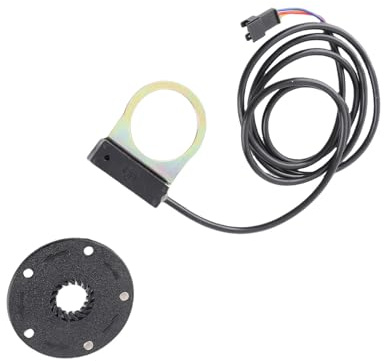 VGEBY Bike Pedal Assist Sensor, Steel Electric Bike Power Pedal Speed Sensor Set Cycling Accessory Ride
