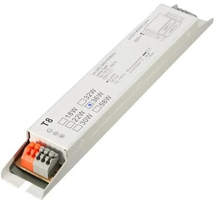 AXTGBHL Ballast électronique for Lampe Fluorescente, 220-240V AC, 2x18W, 2x30W, 2x36W, 2x58W, Large Tension, T8/T5(T8 1x18W)