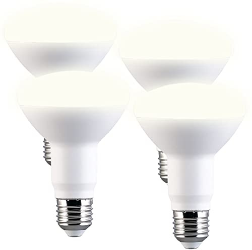 Luminea LED Lampen E27: 4er-Set LED-Reflektoren R80, E27 11 W (ersetzt 120 W) 1050 lm warmweiß (Glühbirne, Leuchtmittel Reflektor, Leuchte)