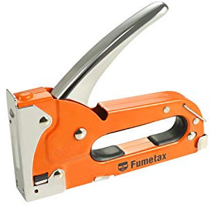 Fumetax Handtacker，kleiner Profi-Tacker， Tacker für Holz，Komplett aus Stahl，für 4-8 mm Klammern