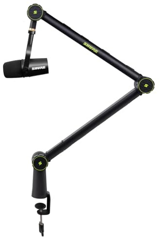 Shure MV7X / Gator SH-Broadcast1 Boomarm