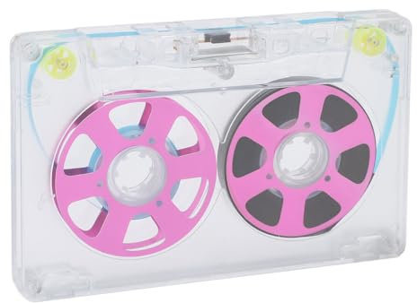 Leeres Audio Kassettenband von Rolle zu Rolle für Musikaufnahmen, 46 minütiges Leeres Kassettenband, Rauscharmes Bias I Sound Kassettenband, Leeres Aluminium Kassettenband (Purple)