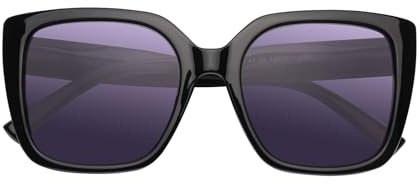 DOOViC Lesebrille Blaulichtfilter Übergröße/Sonnenbrille mit Sehstärke | Modern Große Gläser Lesehilfe mit Stärke für Damen