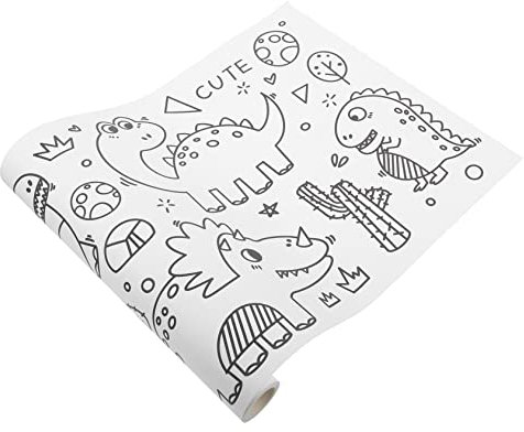 CIYODO Farbfüllblatt Zum Bemalen Wandmalpapier Graffiti-papier Zum Selbermachen Malblatt Zum Zeichnen Für Junge Mädchen Graffiti-papierrolle Zeichenpapier Aus Papier Stabil Und Zerknitter