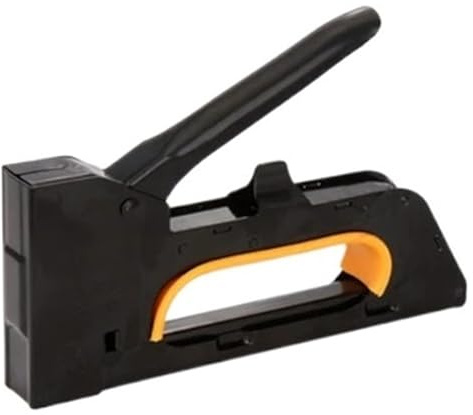 TRDEWR Pistola De Clavos Pistola De Clavos Multifunción 1008F, Pistola Manual En U, Tipo Puerta, Grapadora, Grapadora Manual, Pistola De Clavos con Dos Cajas De Clavos BotóN De Bloqueo De Seguridad