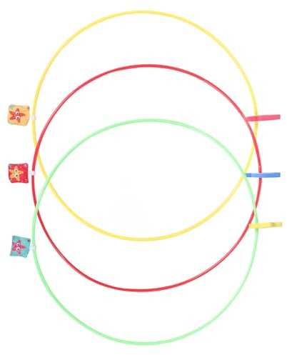 Parliky 3 Pièces Lot de Anneaux de Plongée pour Piscine Jouets de Natation Colorés et Compacts Anneaux Entraînement Sécurisés pour Garçon Fille Divertissement Aquatique Estival Facile à