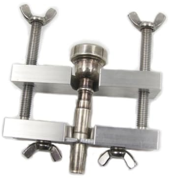 Milisten Aluminum Alloy Trumpet Puller Extractor Tool Mouthpiece Remover for Trumpet Trombone Tenor Horn Repair Ergonomic Design for Easy Maintenance Silver
