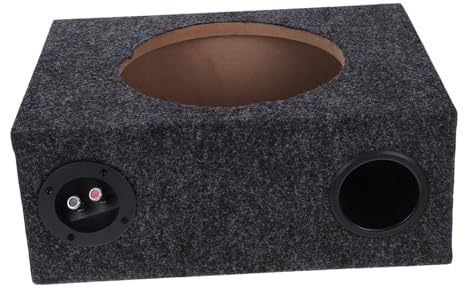 Hohopeti Box Per Subwoofer Auto 10 Contenitore Robusto e Compatto Per Subwoofer Per Veicoli, Facile Da Installare e Trasportare, Migliora L’audio Per Impianti Audio Auto