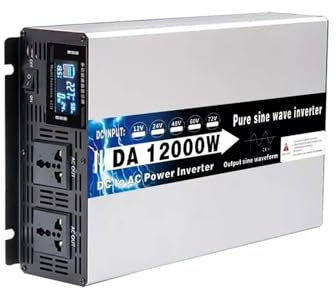 Convertidor Inversor Onda Sinusoidal Pura Alta Potencia 8000W 10000W 12000W 12V 220V 24V 48V 60V 72V Convertidor Solar para Coche Fuera La Red Inversor(60V,240V(60Hz) Uni,12KW)