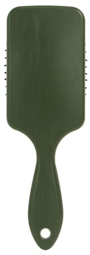 Ttgoth Spazzola districante per capelli di colore verde scuro, per donne e uomini, antistatica, con cuscino d'aria, spazzola districante per capelli ricci, lisci, bagnati o asciutti