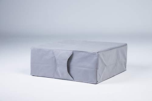 Travel Bag for Folding Mattress – Fits 3pcs Guest Bed, Z Bed, Futon, Day Bed – Strong Handle, 3-Sided Zip, Washable Microfiber Cover – Lightweight, Durable & Space-Saving Storage Case (Bag Only)