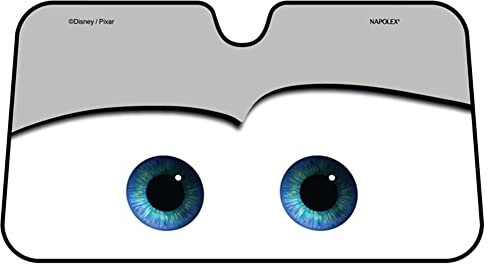 geugecy Parasol Coche Delantero Plegable De Carton 130x70Cm,Cubierta del Parabrisas Delantero,Forma De Ojos Parasol Plegable para Parabrisas De Automóvil, Parasol Delantero Universal para Coche, Gris