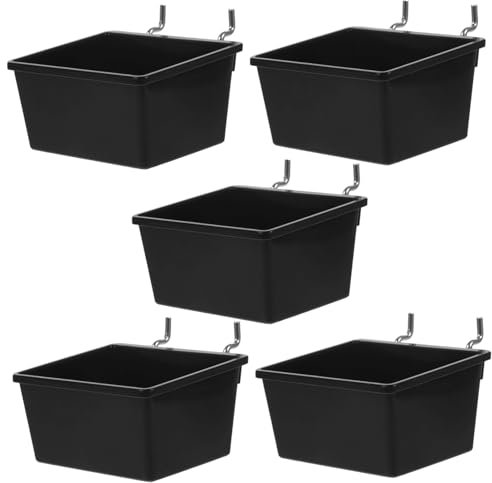 jojofuny 5pièces Bacs à Panneaux Perforés pour Organisation Outils Compatible avec Panneaux Perforés Standard Facile à Installer Retirer