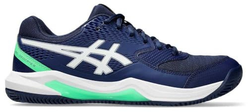 ASICS Herren Gel-Dedicate 8 Clay Sneaker, Blue Expanse White, 45 EU