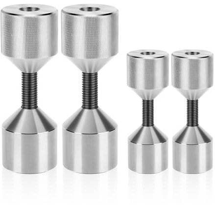 4 Pcs Stainless Steel Flange Two Hole Alignment Pins - 1-1/8 and 1-5/8 Diameter