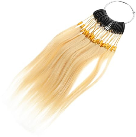 HONMEET Échantillons De Coloration Capillaire Cheveux Humains 30 Pièces Taille Standard Nuancier Professionnel Pour Coiffeurs Usage Salon Test De Teinture