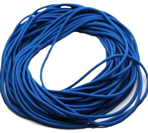 Blaues Elastisches Angelseil, 6 Meter Gummiseil Gebundene Angelschnur 2 Mm Elastisches Seil Gebundene Schnur Fischgummi-Angelschnur