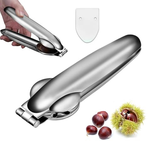 Maronen Schneider Edelstahl Kastanien Schneider Maroni Schneider Maronizange Maronenzange Maronenzange Chestnut Cutter,Zum Leichteren Öffnen Von Walnüssen, Kastanien Und Anderen Geschälten Nüssen