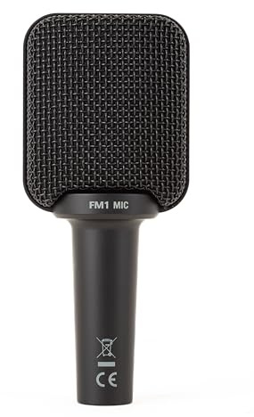 Samson FM1 Flat Instrument Microphone with Low Profile Design for Drums Percussion and Acoustic Instruments Includes XLR Connector Rugged Construction for Stage and Studio Applications