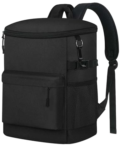 Mochila más Fresca para Hombres, Paquete Trasero Enfriador - 30 latas de Viajes aislados Cooler de Mochila | térmica de Cofre de Hielo Grande para Hombres y Mujeres Caminando, Viaje de Trabajo