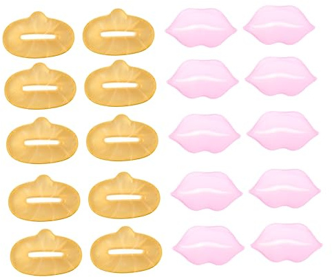 CALLARON 20piezas Labial De Gel Exfoliante Almohadillas Para Nutrir Los Labios Herramienta De Cuidado Labial Para Nocturno