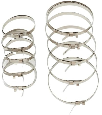 Kit De 5 Colliers De Serrage For Soufflet De Cardan D'essieu, Compatibles Avec Les Accessoires De Remplacement De Voiture, VTT, CV, Grandes Et Courtes