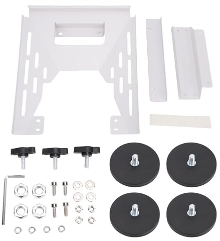 Hiraith Kit di Supporto per Tetto Magnetico a 360 ° Satellitare, Design Resistente Alle Intemperie a 3 Strati per Auto//barche, Stabile 120+ Mph, Rilasciato Rapidamente con Accessori
