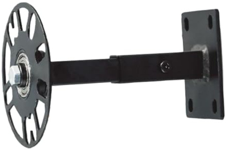 Oshhni Estante de exhibición de llantas de rueda, soporte de llanta de neumático, estante de almacenamiento de acero, soporte de cubo de montaje en pared, de, 15cm
