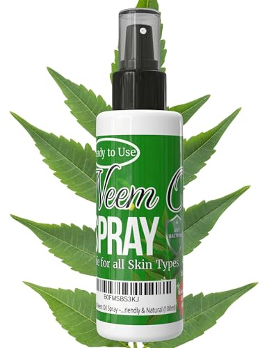 Organic Neem Oil Spray – Natural Insect & Fungal Protection for Plants, Horses & Pets | Fly Repellent, Leaf Shine & Skin Soother | Eco-Friendly & Natural (100ml)
