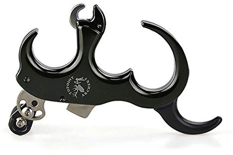 SHARROW Bogenschießen Release Compoundbogen Release Aids Automatische 3 oder 4 Finger Daumen Freisetzung Bogen Freigabe Sehnenauslöser Spannhilfen