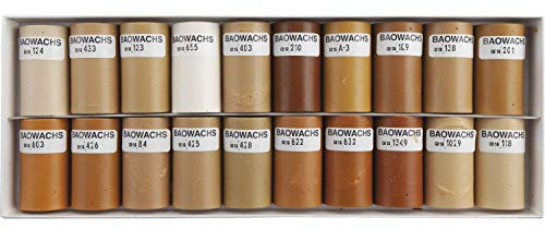 Weichwachs Trendfarben - 20 Halbstangen