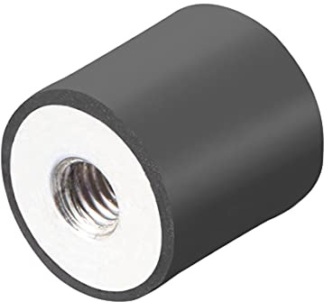 sourcing map Gummi Buchse 4Stk. 15x15mm M5 Montieren Isolator Ersatz Anti Vibrationspads