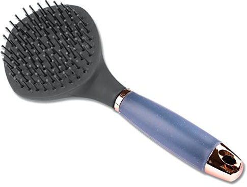 WALDHAUSEN Langhaarbürste mit Gelgriff, schwarz