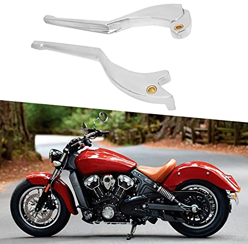 Mango De Freno De Embrague De Motocicleta 1 Par Kit De Palanca De Freno De Embrague De Aluminio Modificación De La Motocicleta Reemplazo Para Indian Scout 2015-2016(enchapado)