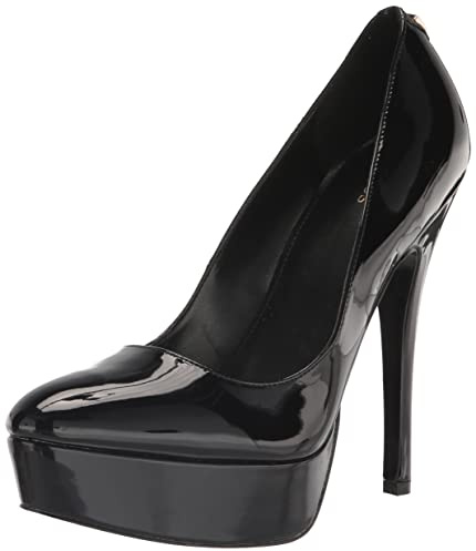 GUESS Damen Cador Pumps, Black Patent 002, 38.5 EU