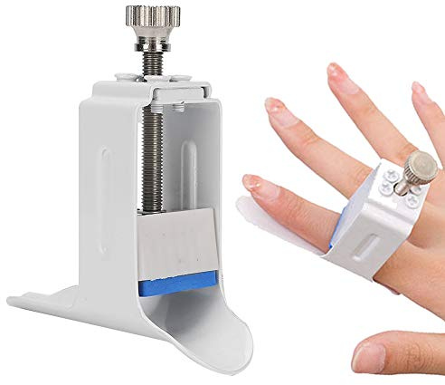 ANKROYU Raddrizzatore per dita, infortunio alla mano Supporto per articolazione Brace Macchina, infortunio alla mano medio Supporto per articolazione Brace Correttore per dito